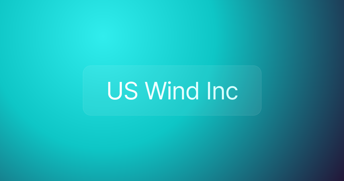 US Wind Inc