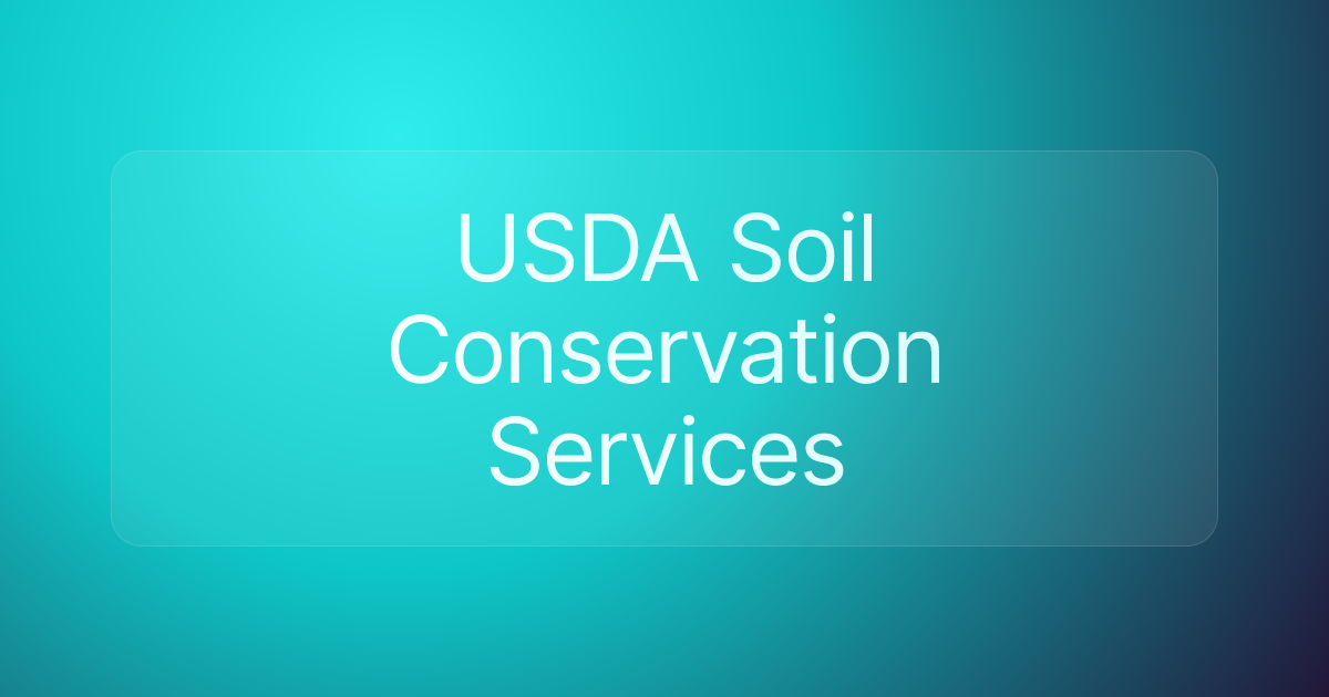 USDA Soil Conservation Services