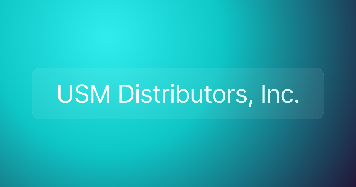 USM Distributors, Inc.