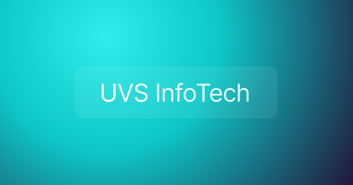 UVS InfoTech