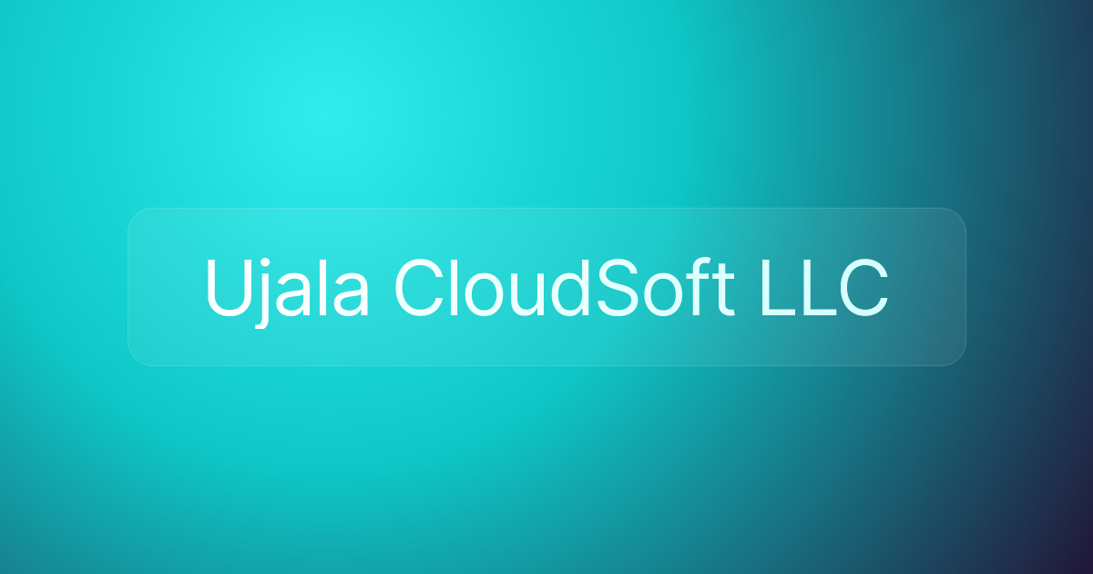 Ujala CloudSoft LLC