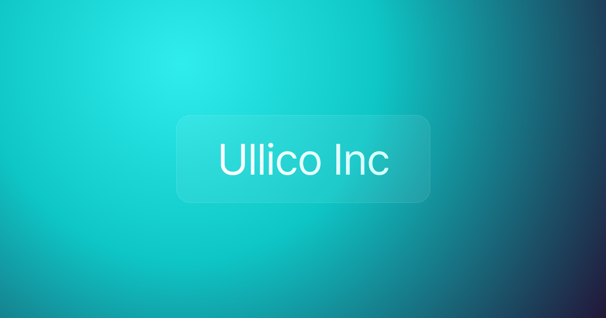 Ullico Inc