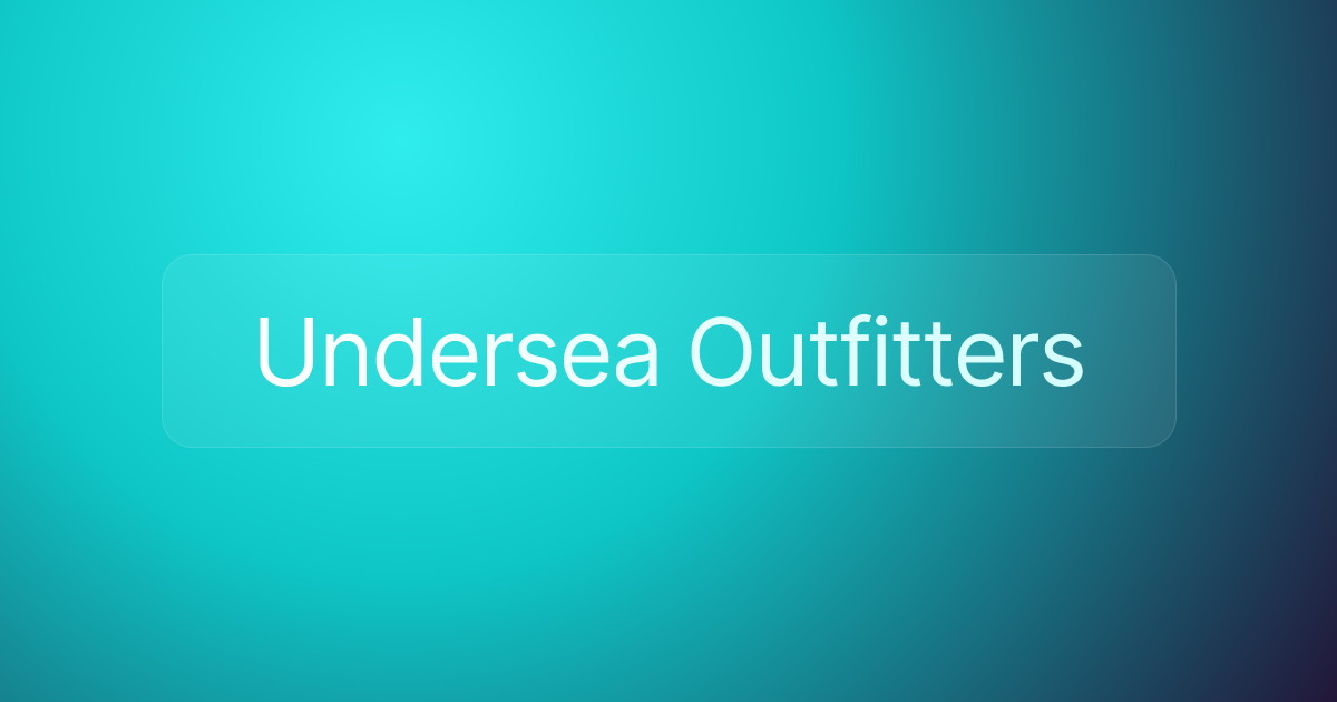 Undersea Outfitters