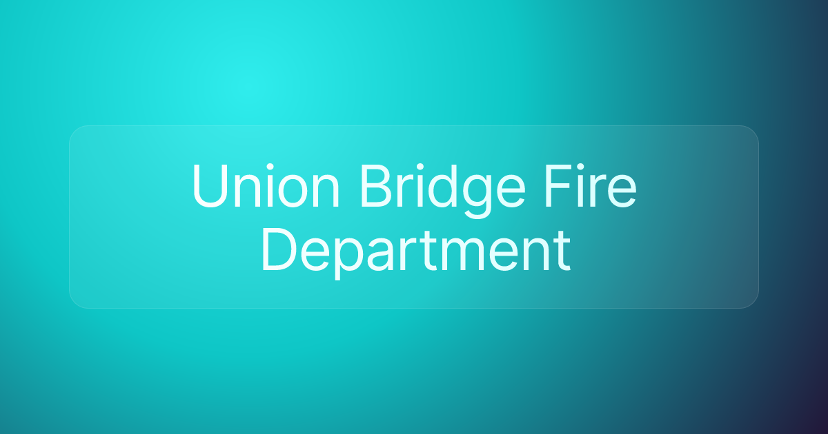 Union Bridge Fire Department