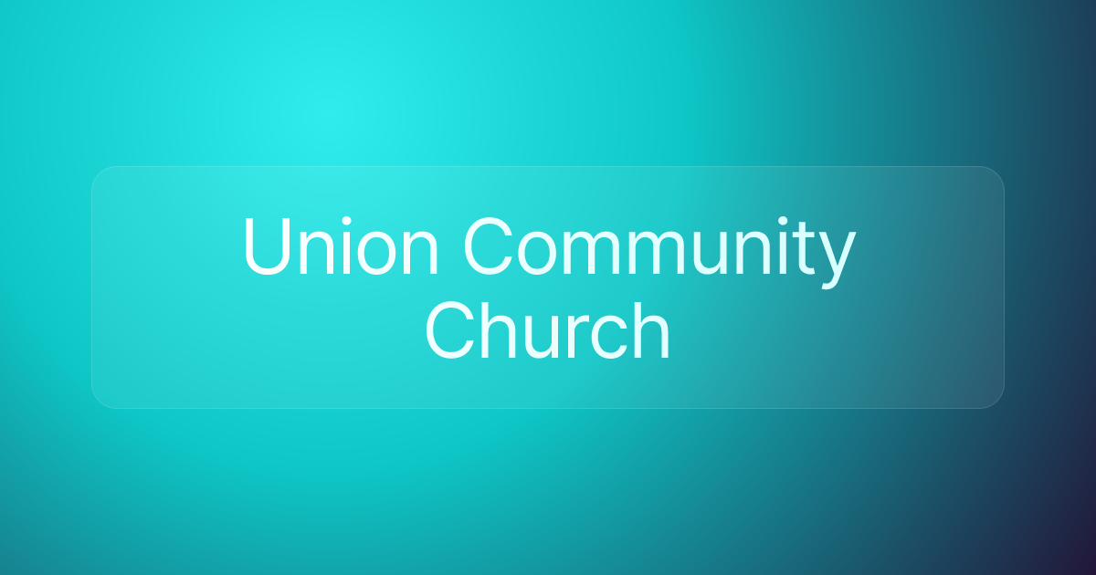 Union Community Church