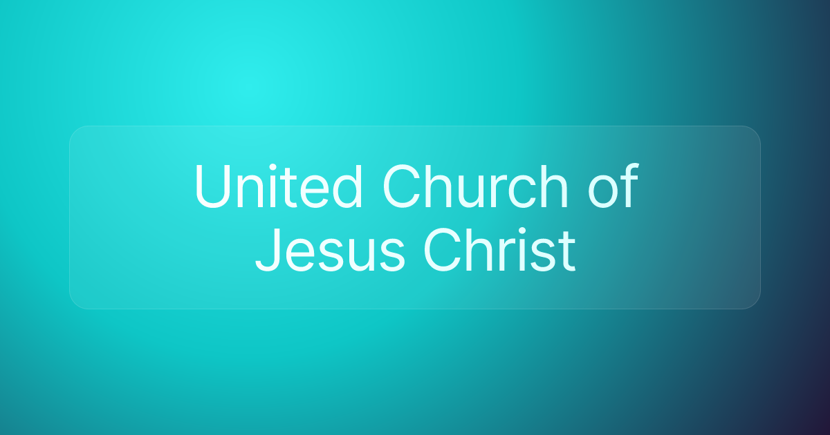 United Church of Jesus Christ