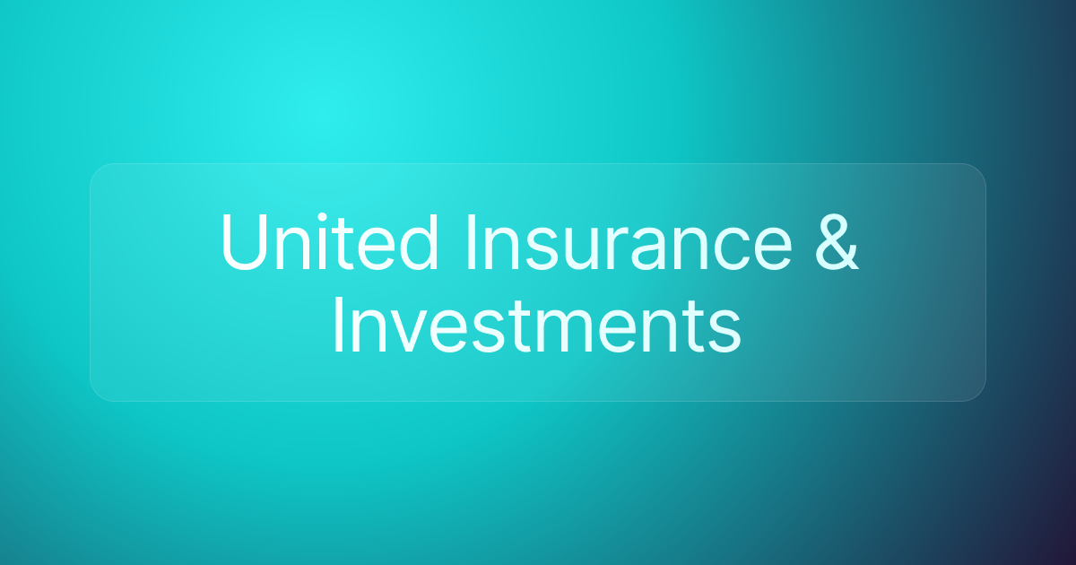 United Insurance & Investments