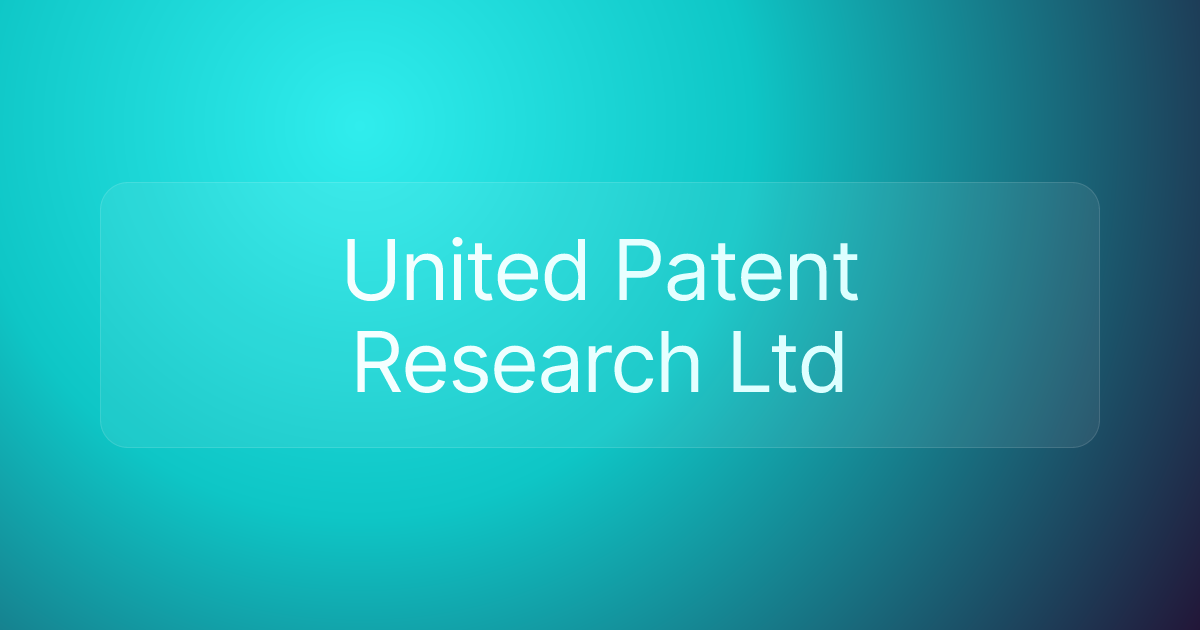 United Patent Research Ltd