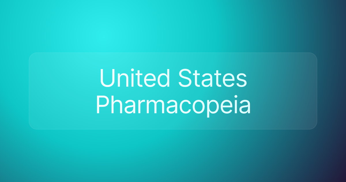 United States Pharmacopeia