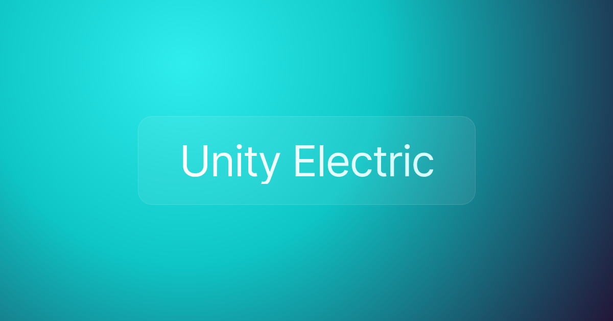 Unity Electric