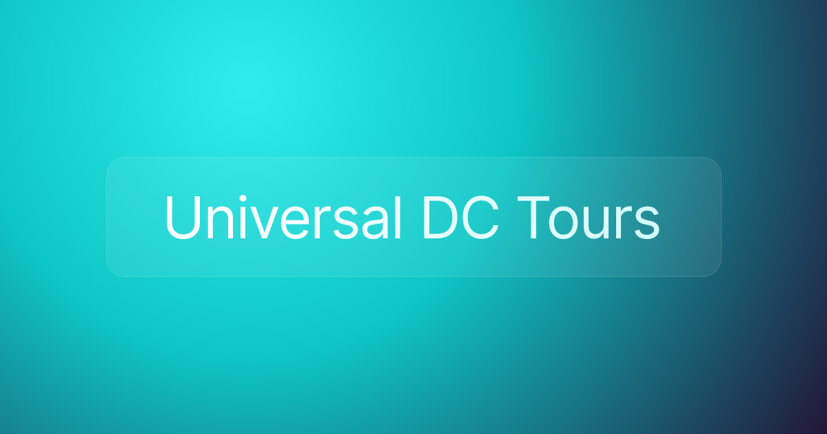 Universal DC Tours