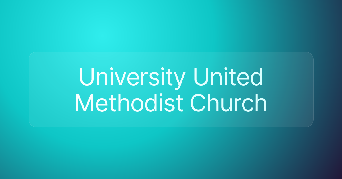 University United Methodist Church