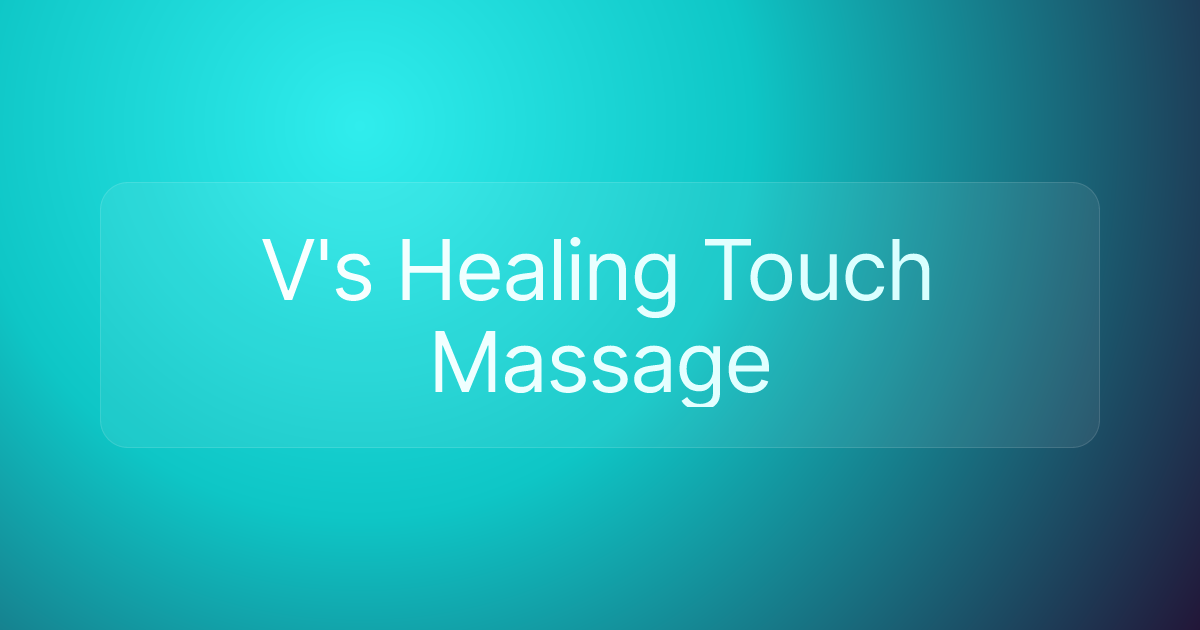 V's Healing Touch Massage