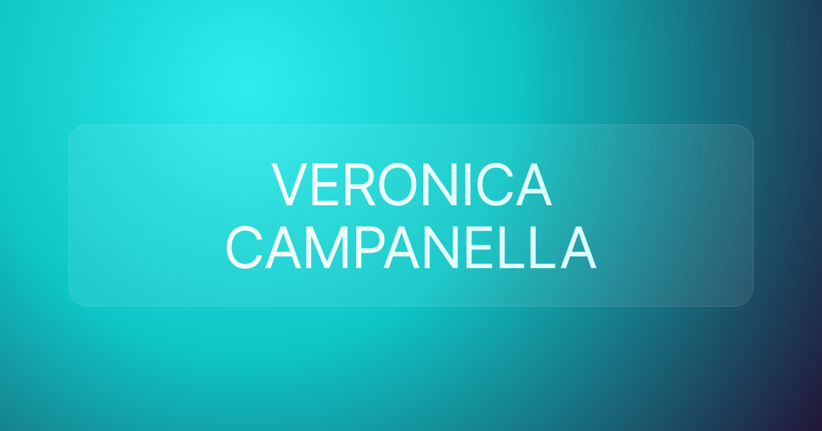 VERONICA CAMPANELLA