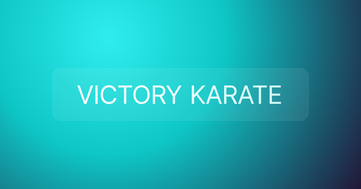 VICTORY KARATE