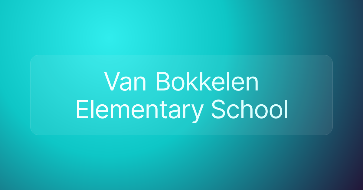 Van Bokkelen Elementary School