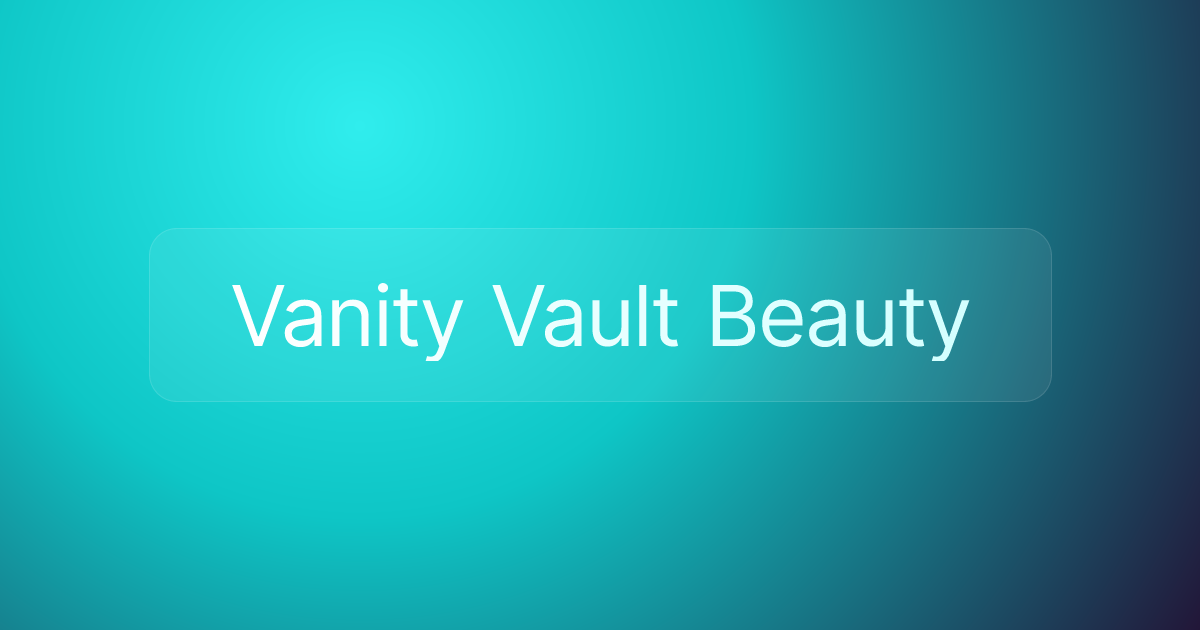 Vanity Vault Beauty