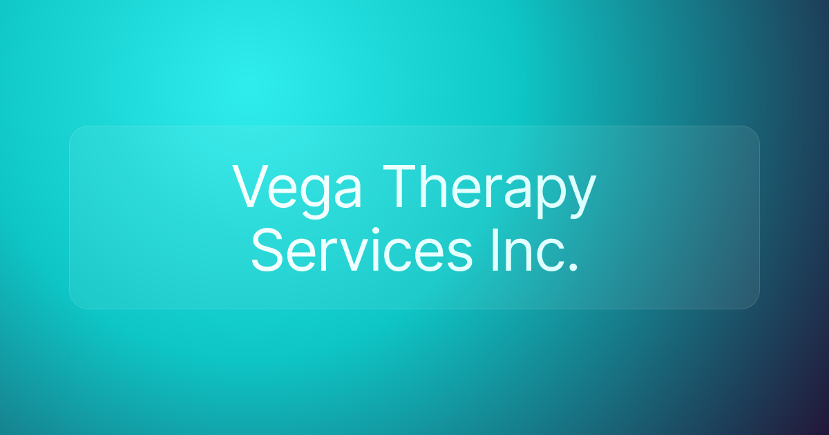 Vega Therapy Services Inc.