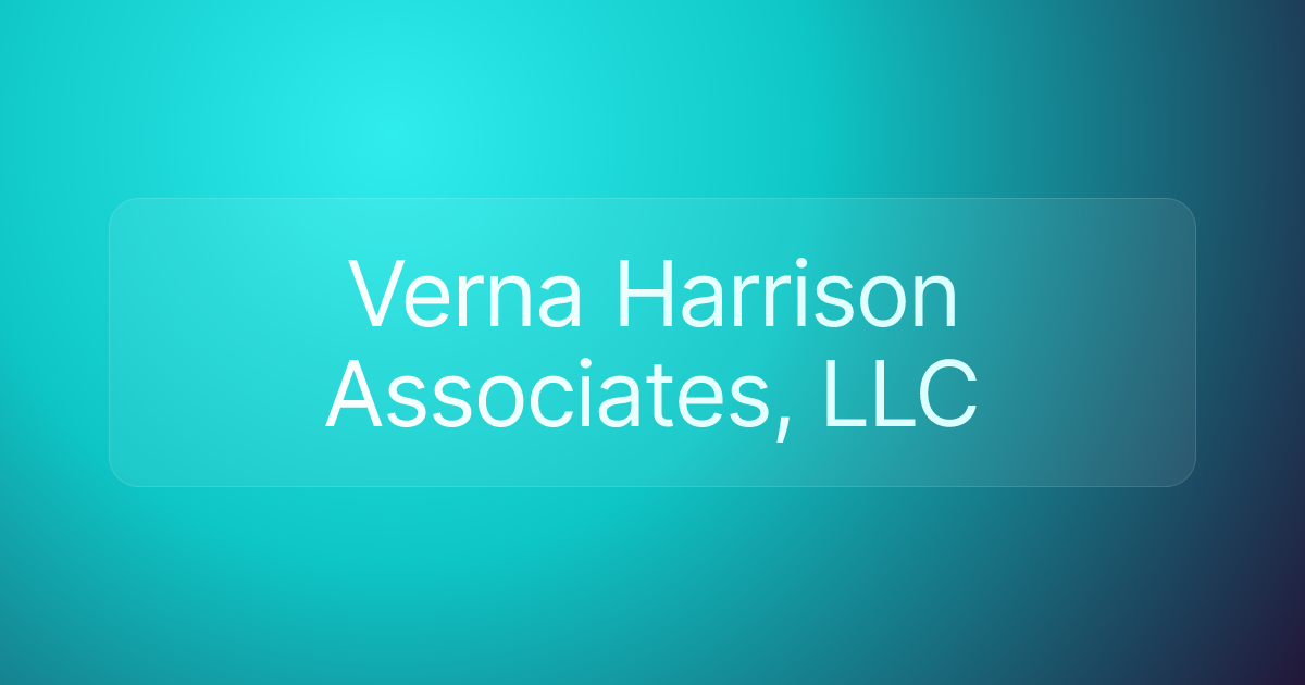 Verna Harrison Associates, LLC