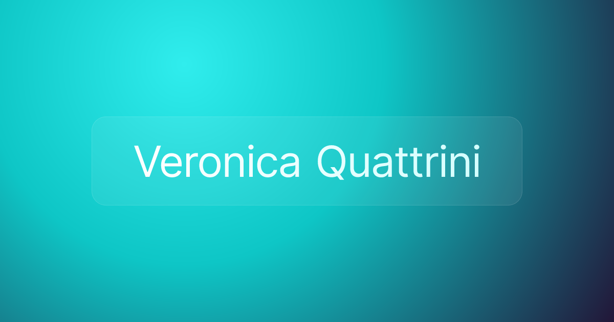 Veronica Quattrini
