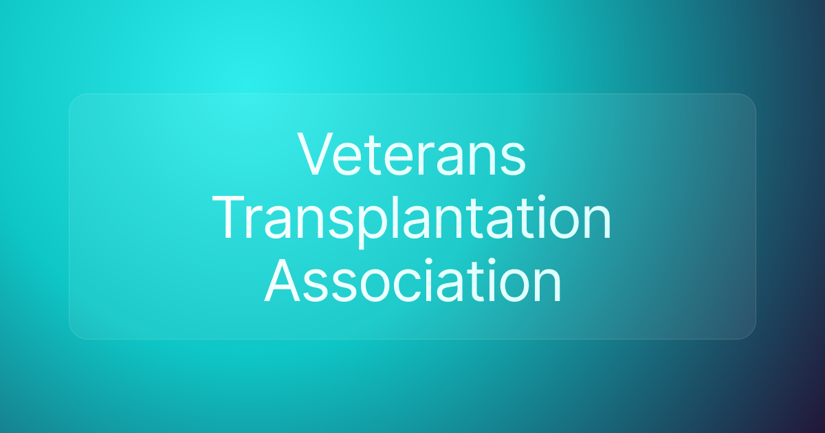 Veterans Transplantation Association
