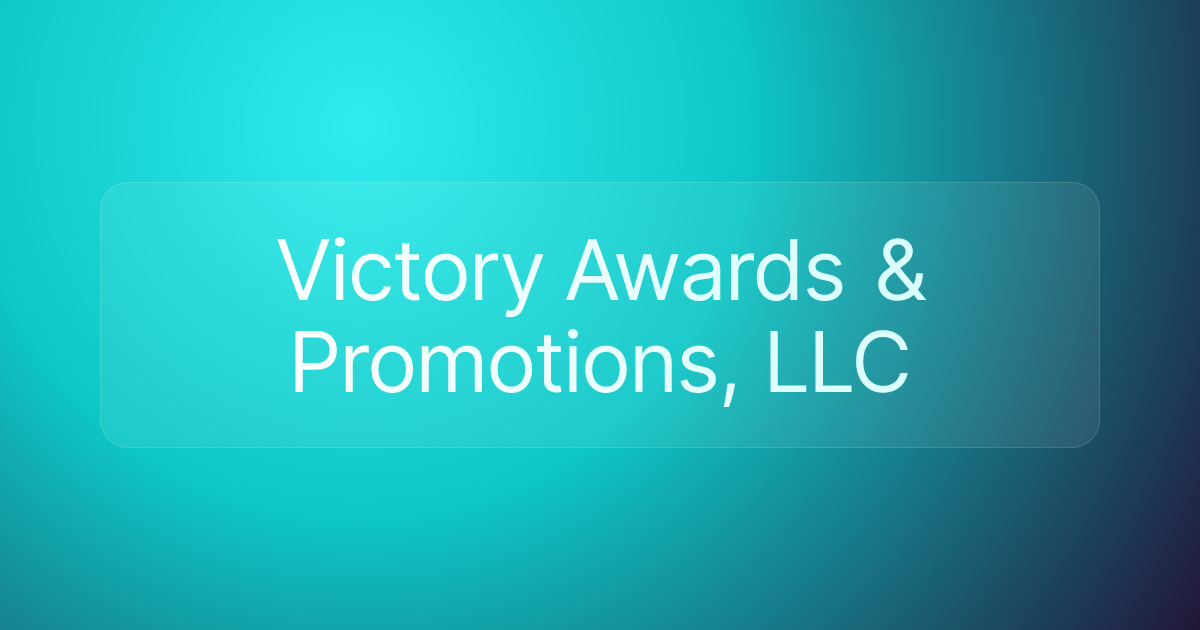 Victory Awards & Promotions, LLC