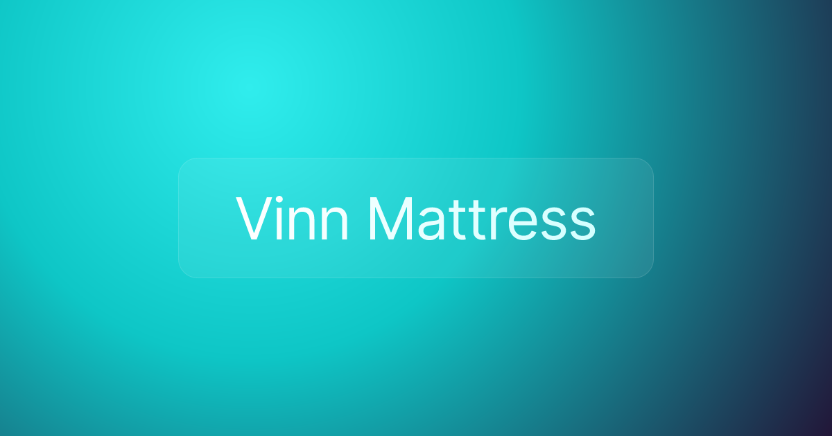 Vinn Mattress