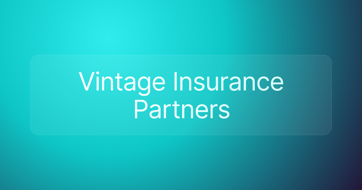 Vintage Insurance Partners