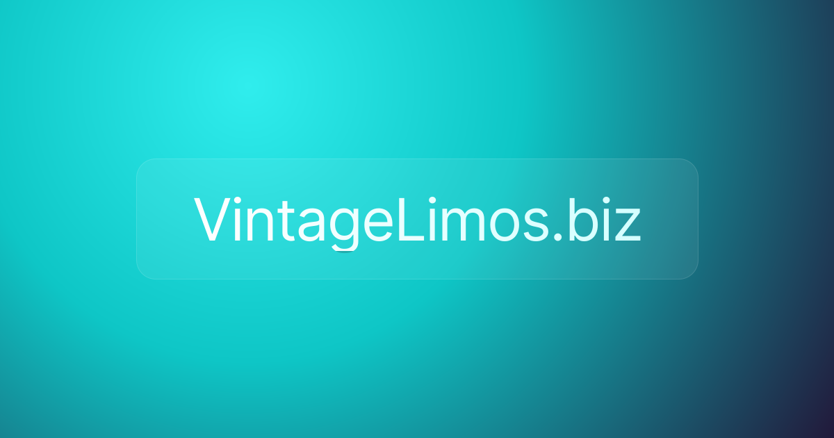 VintageLimos.biz