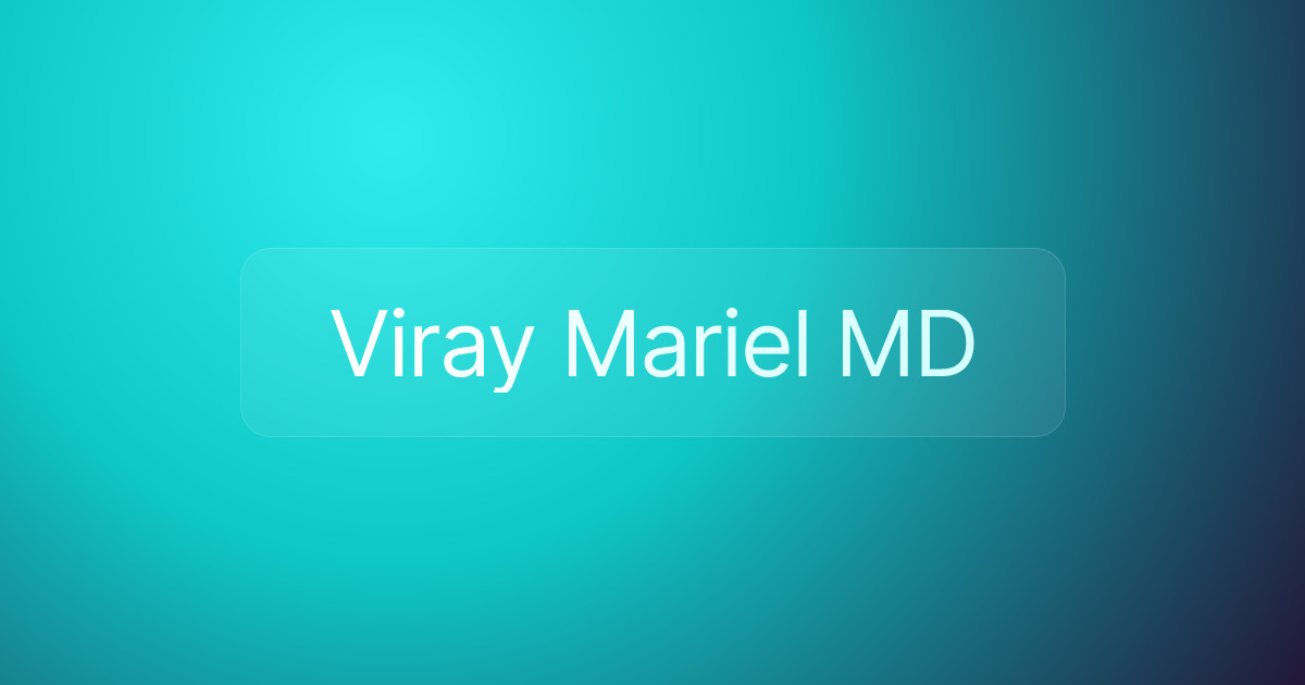 Viray Mariel MD