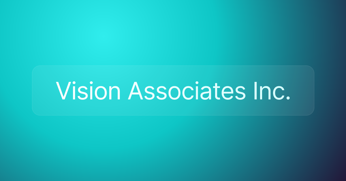 Vision Associates Inc.