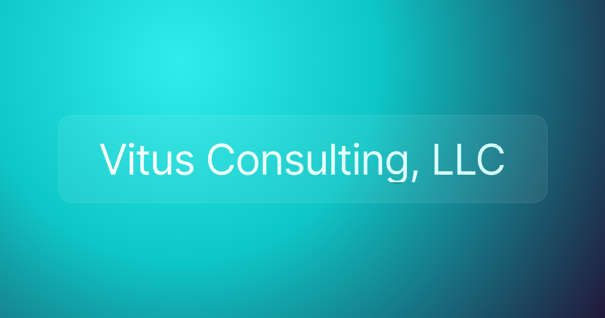 Vitus Consulting, LLC