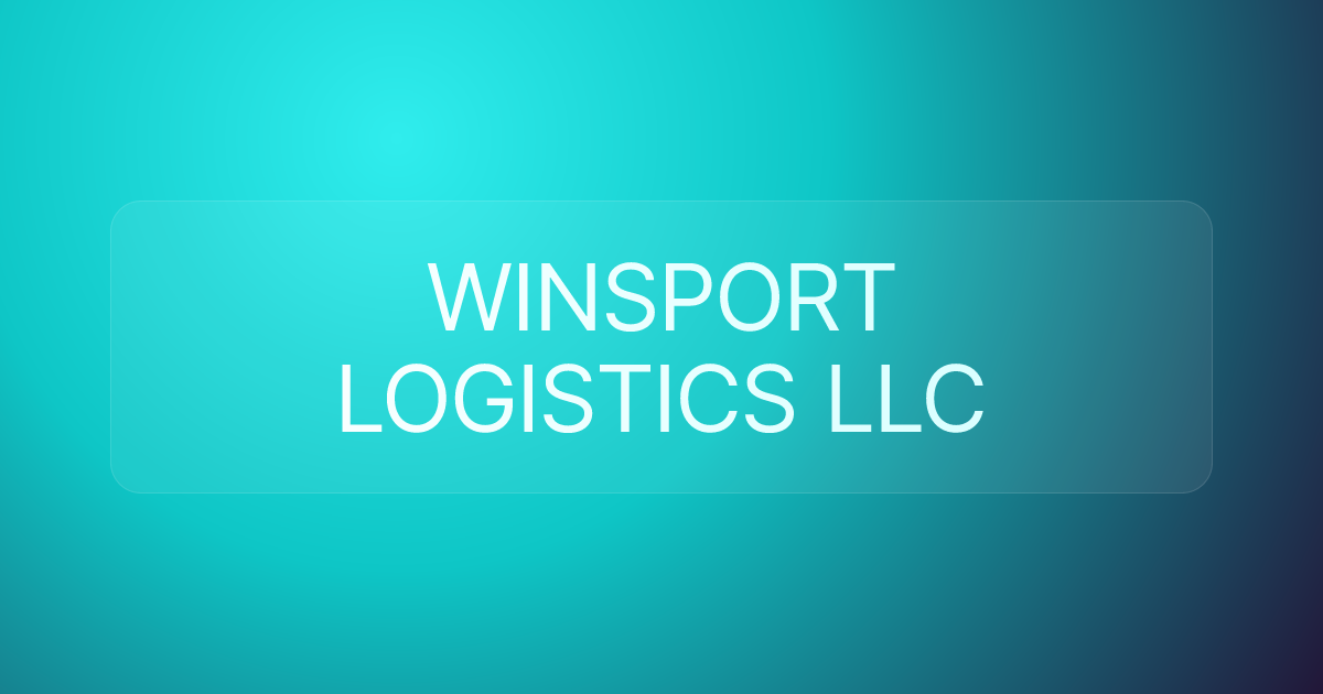 WINSPORT LOGISTICS LLC