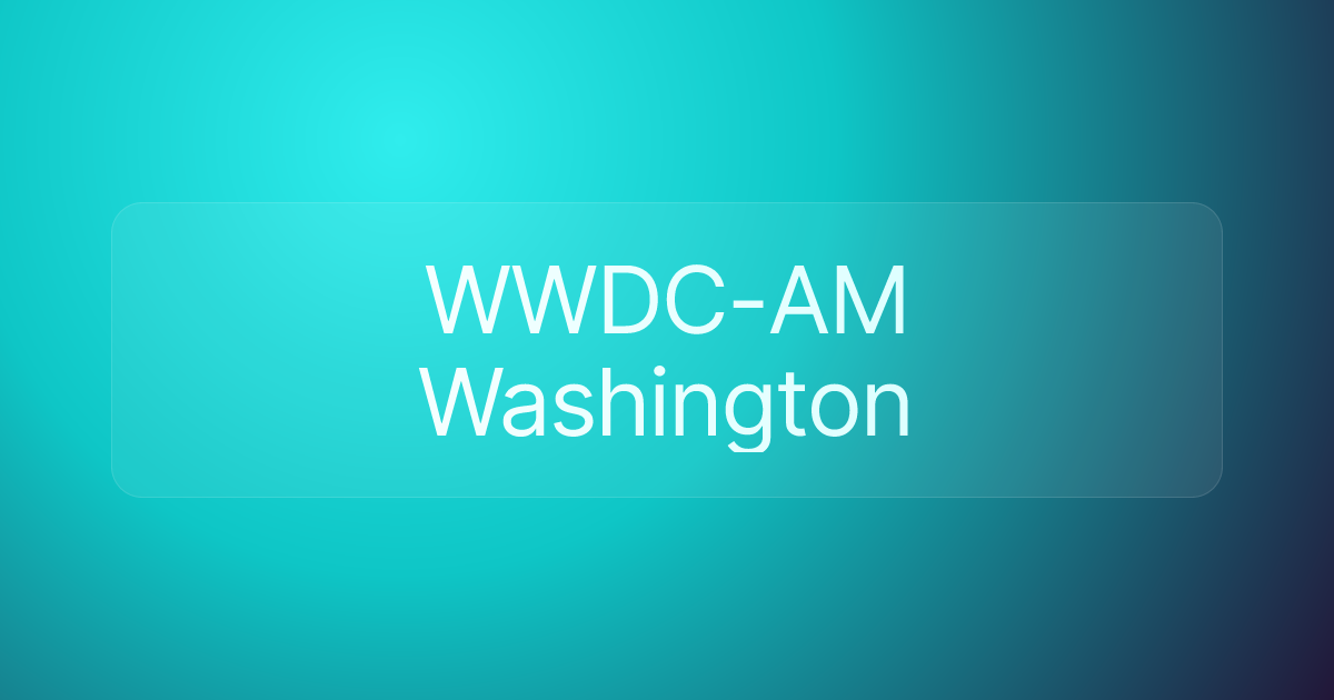 WWDC-AM Washington