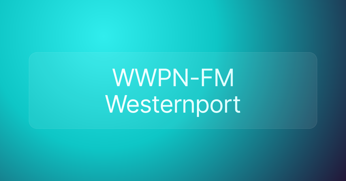 WWPN-FM Westernport