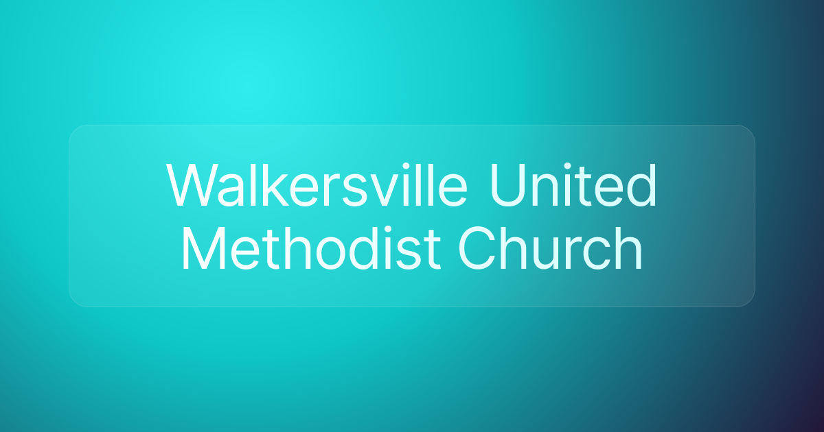 Walkersville United Methodist Church