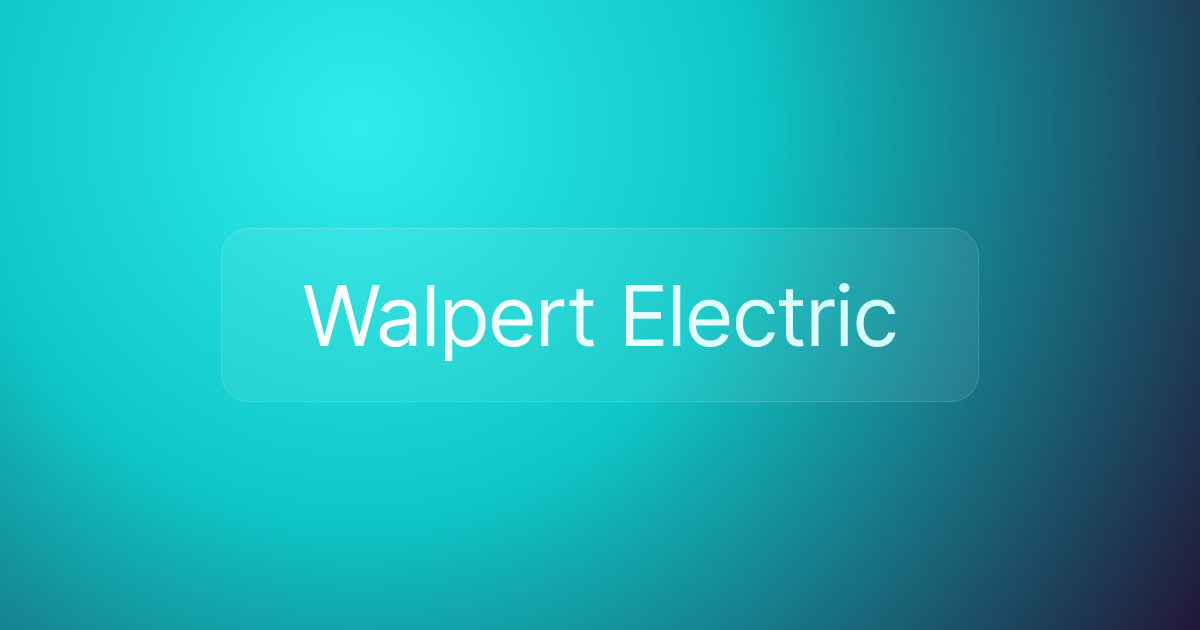 Walpert Electric