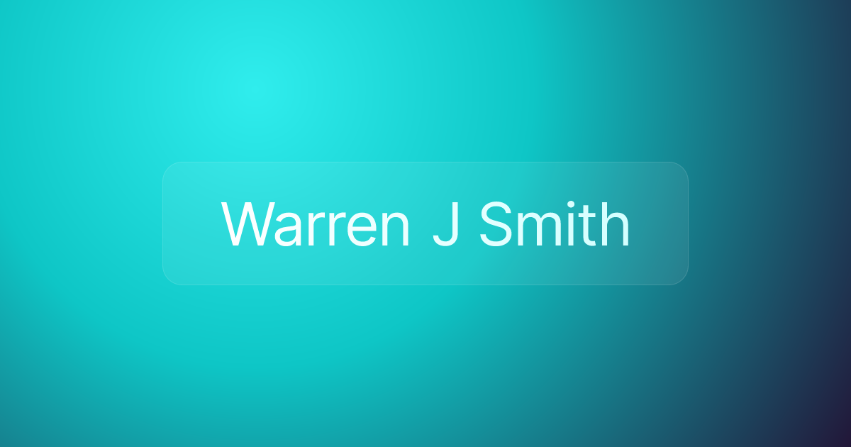 Warren J Smith