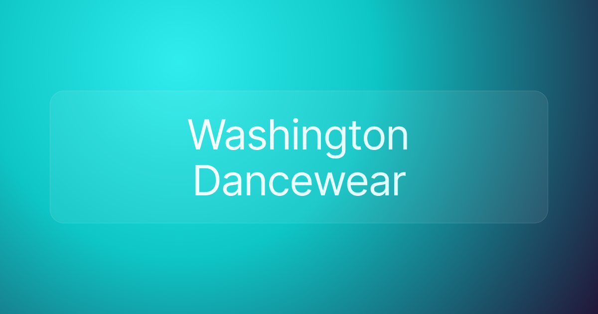 Washington Dancewear