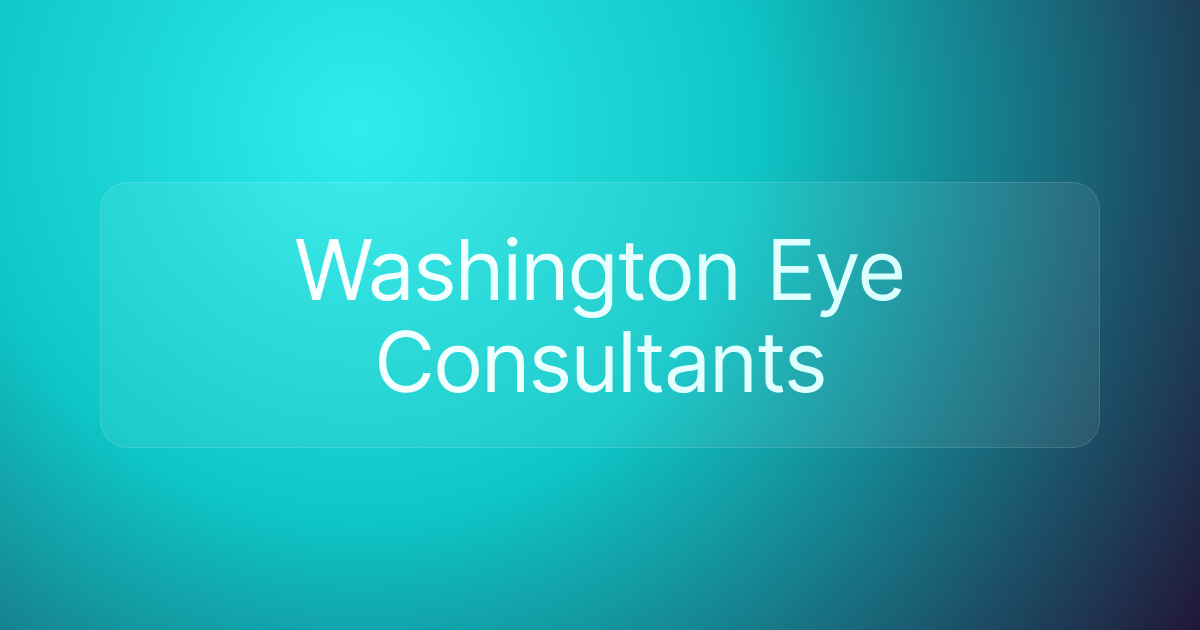 Washington Eye Consultants