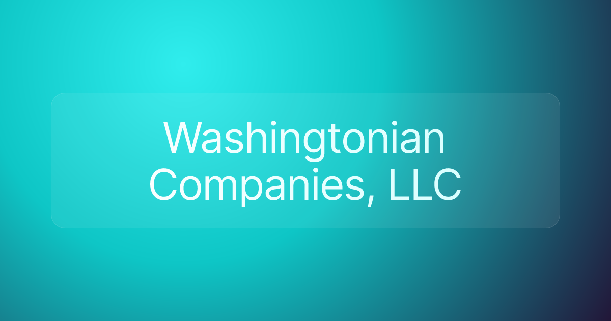 Washingtonian Companies, LLC