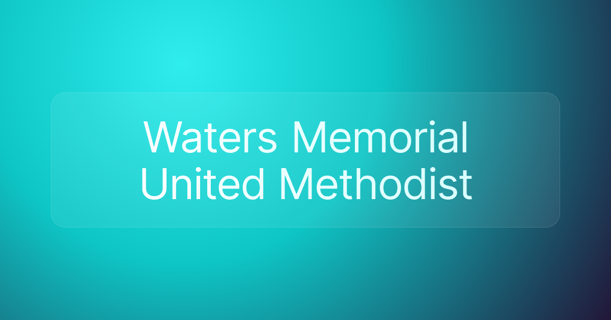 Waters Memorial United Methodist