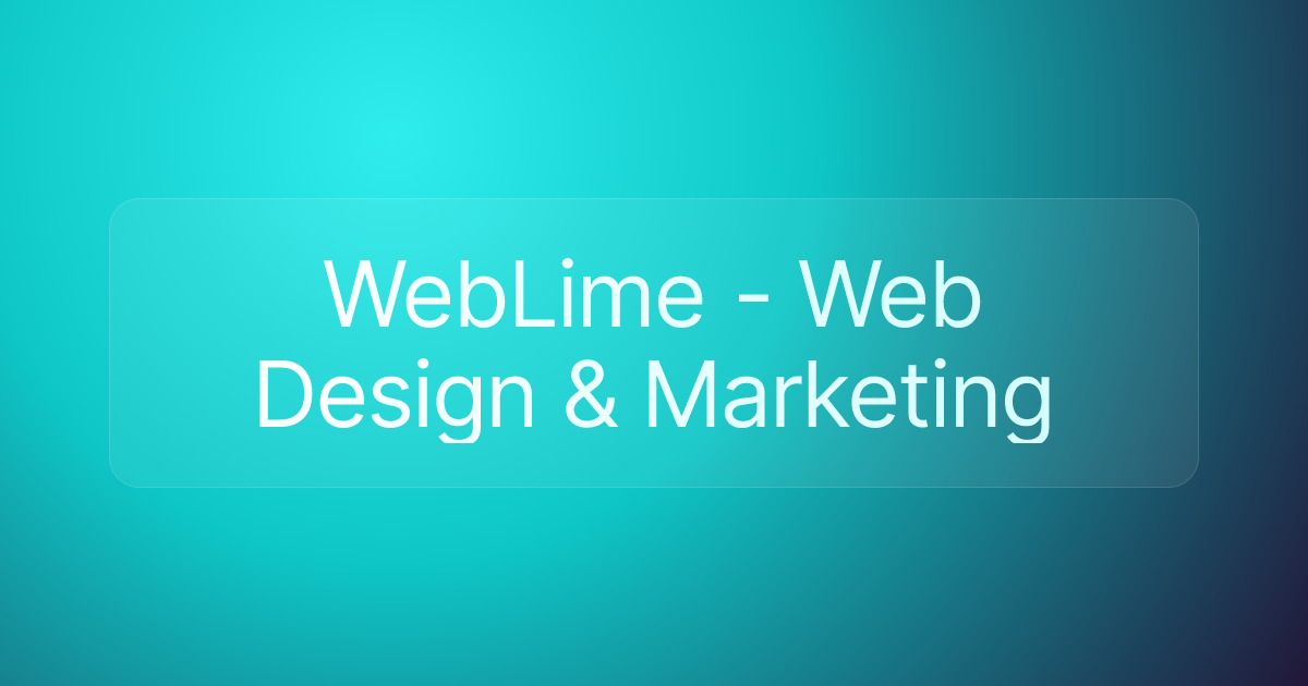 WebLime - Web Design & Marketing