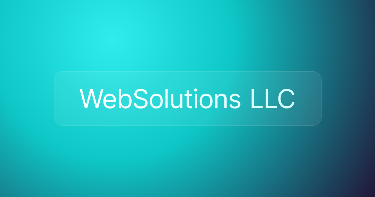 WebSolutions LLC