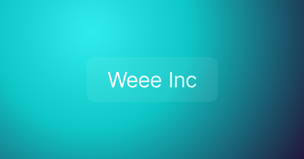 Weee Inc