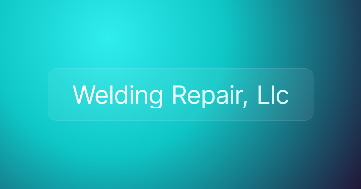 Welding Repair, Llc
