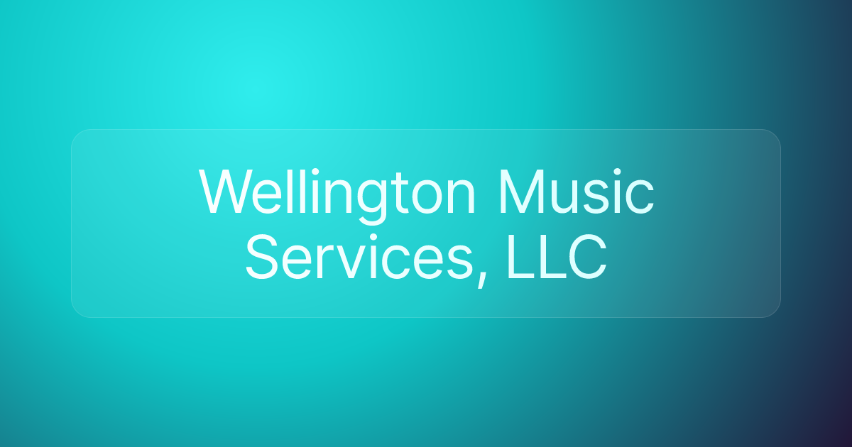 Wellington Music Services, LLC