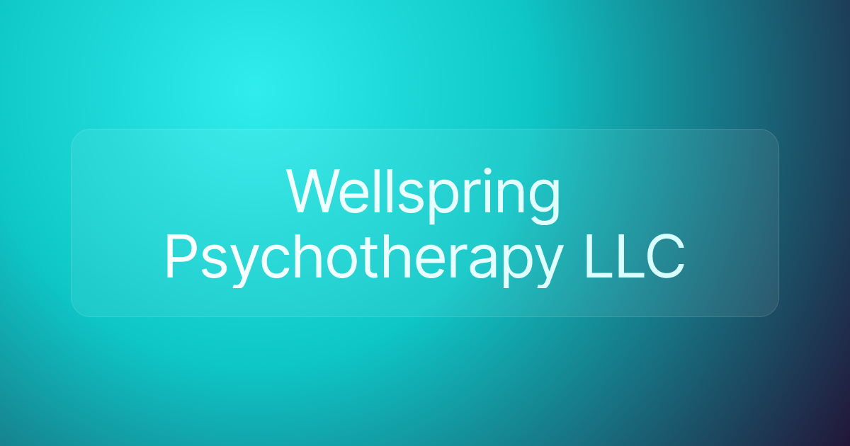 Wellspring Psychotherapy LLC