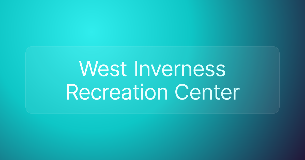 West Inverness Recreation Center