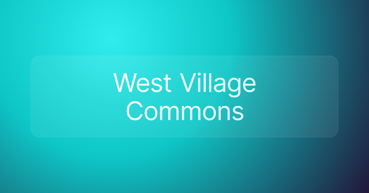 West Village Commons